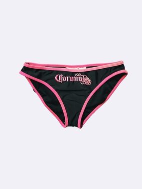 Y2k Corona Black and Pink Bikini Bottoms!